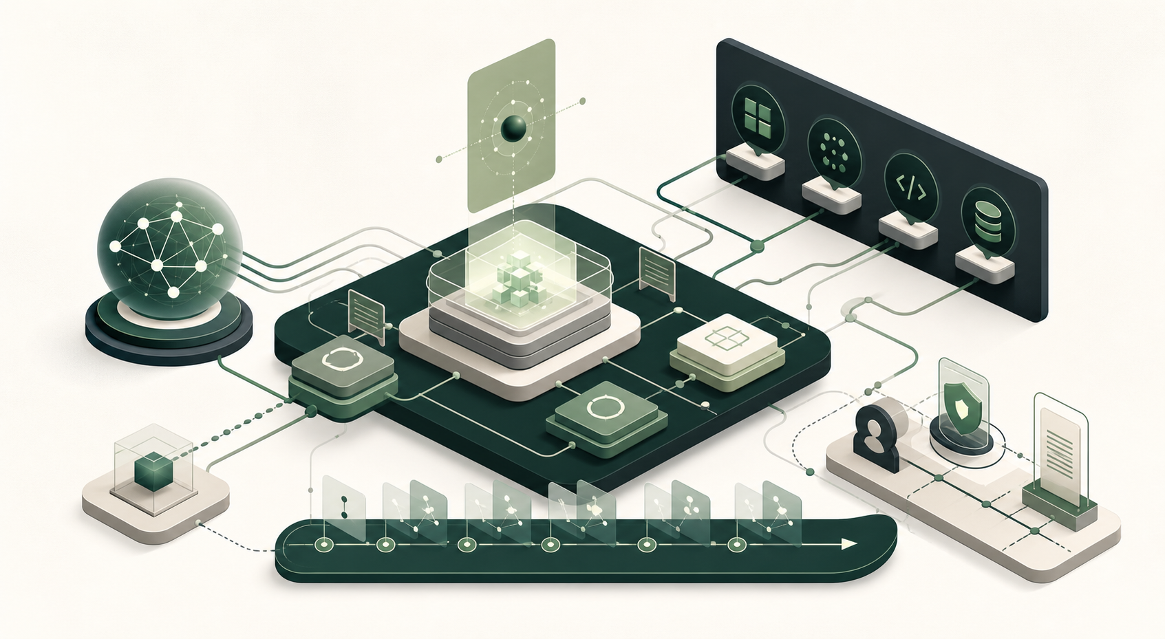 Why AI agents will reshape software architecture — Enterprise intelligence visualization