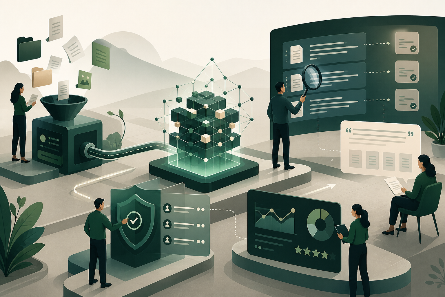 Building RAG systems that survive production — Enterprise intelligence visualization