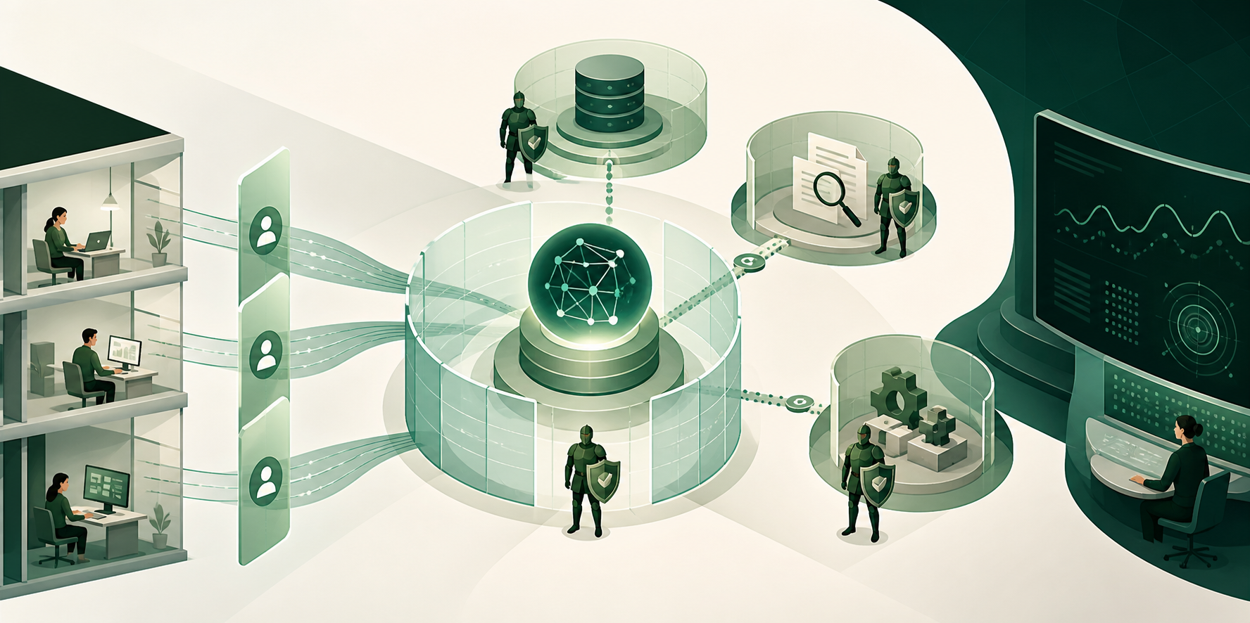 Designing secure enterprise AI — Enterprise intelligence visualization