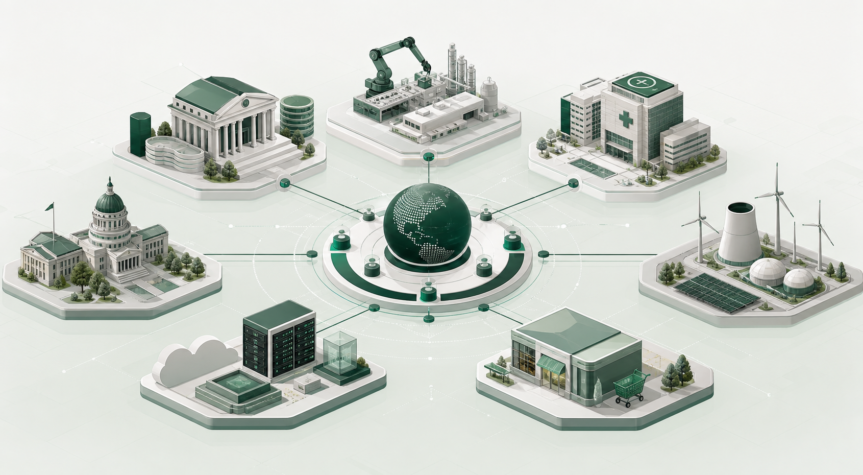 Connected operating environments across industries